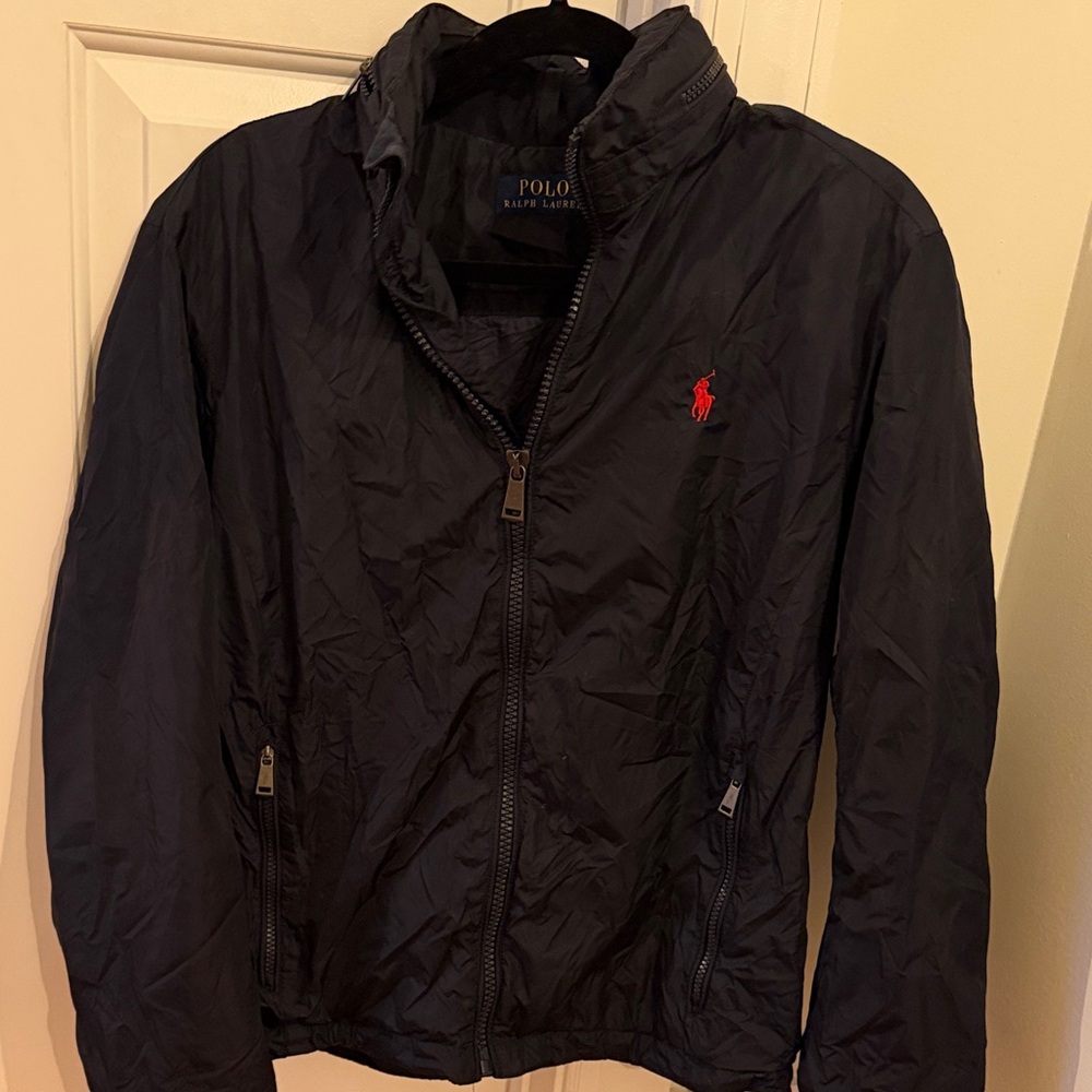 Ralph Lauren Dark Navy Blue Windbreaker Jacket